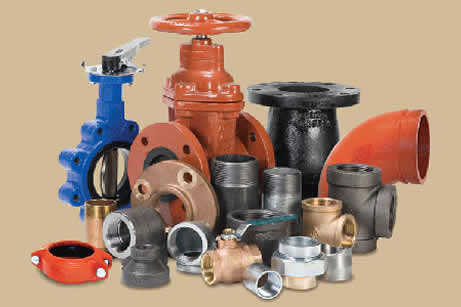 valves, flanges and fittings